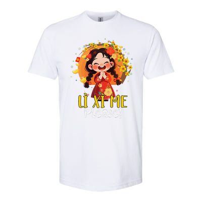 Happy Tet Chuc Mung Nam Moi 2025 Li Xi Me Please Softstyle CVC T-Shirt