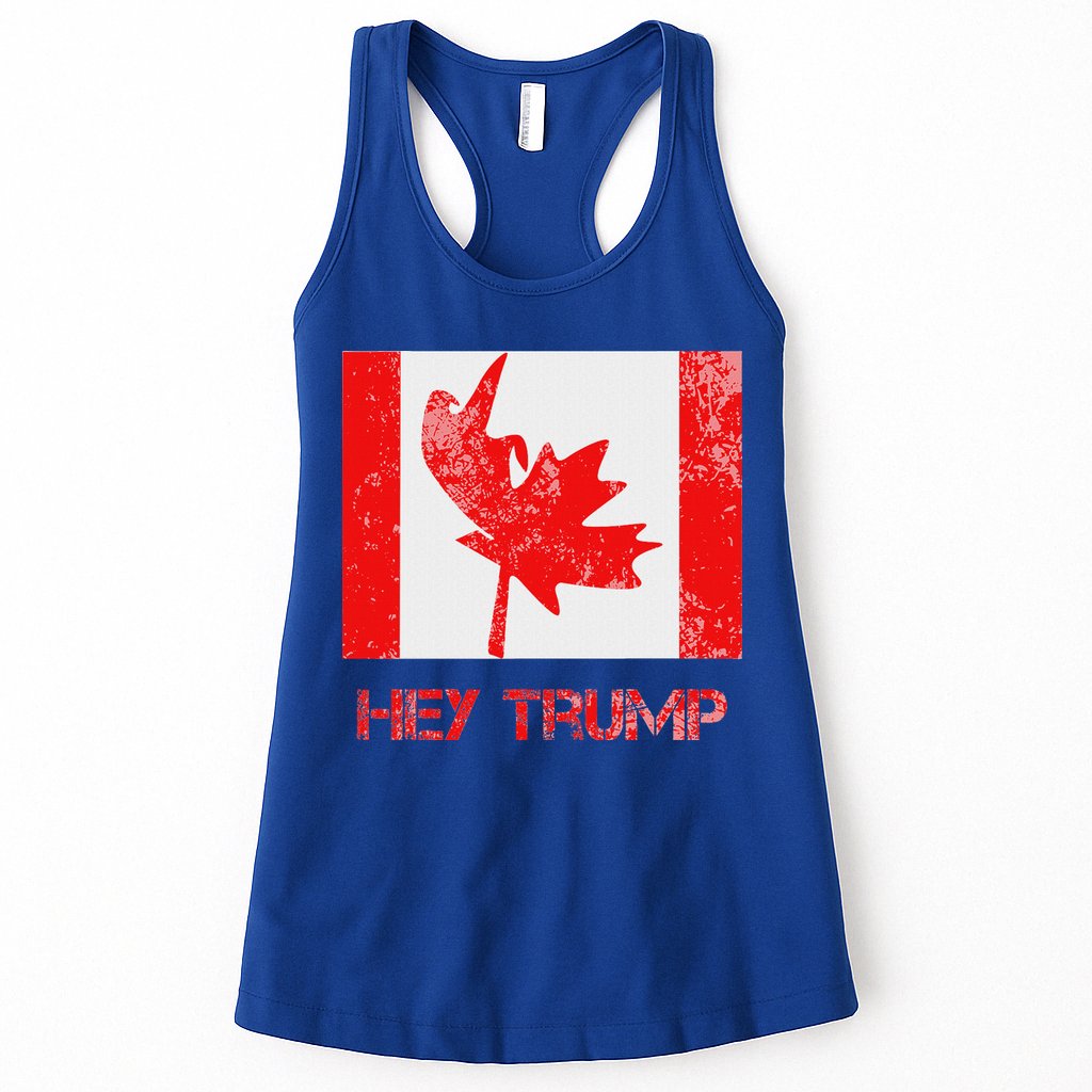Hey Trump Canada Womens Tank Top