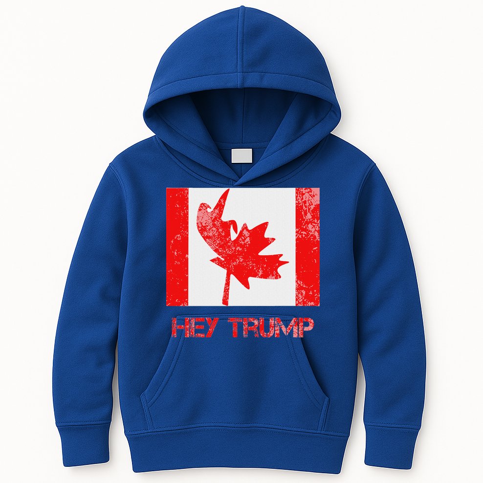 Hey Trump Canada Kids Hoodie