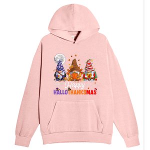 Halloween Thanksgiving Christmas Happy HalloThanksMas Gnomes Urban Pullover Hoodie