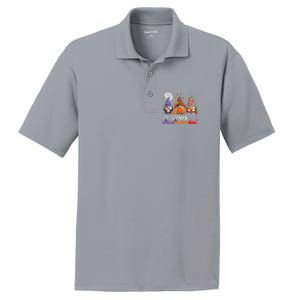 Halloween Thanksgiving Christmas Happy HalloThanksMas Gnomes PosiCharge RacerMesh Polo