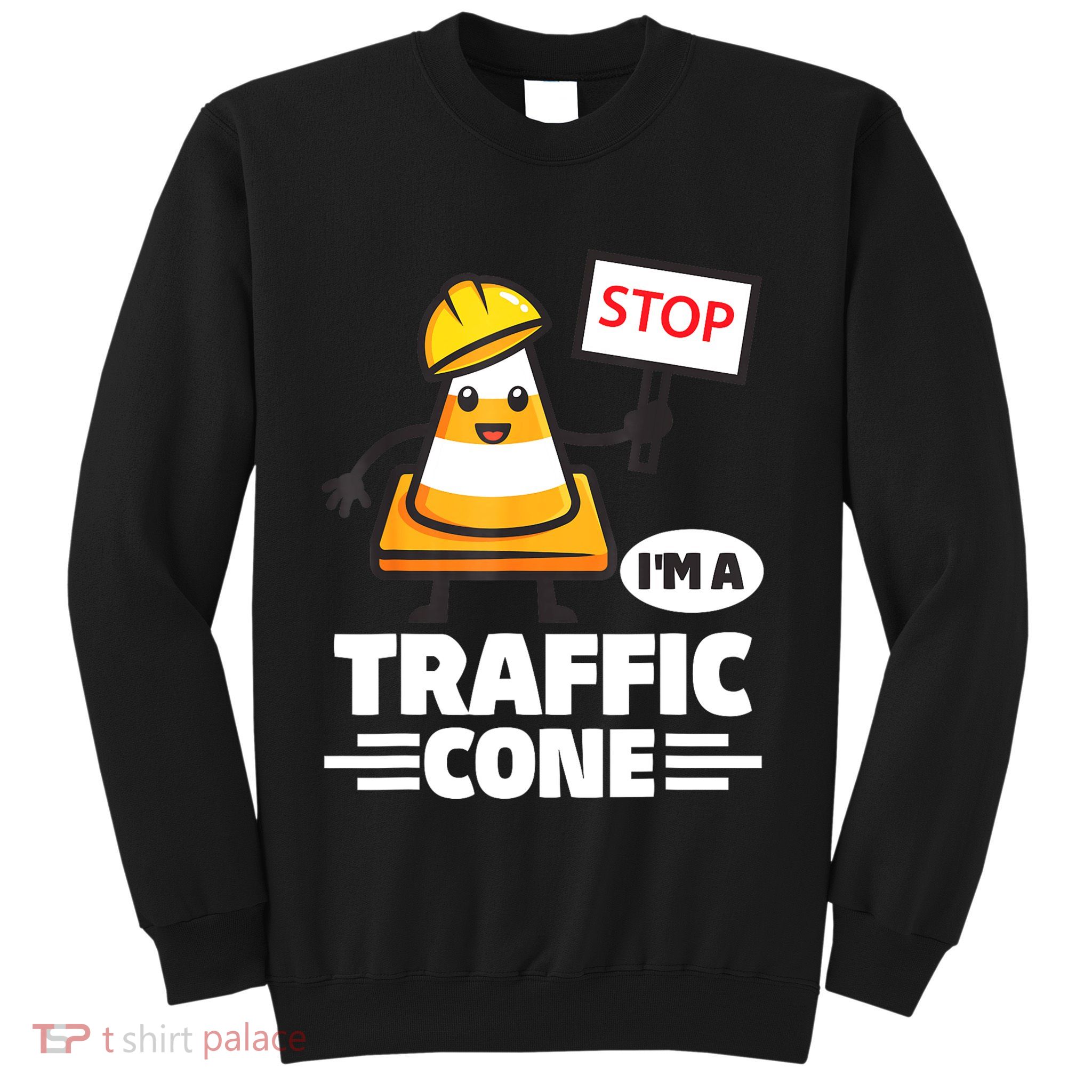 Halloween Traffic Cone Costume IM A Traffic Cone Sweatshirt