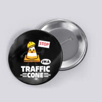 Halloween Traffic Cone Costume IM A Traffic Cone Button