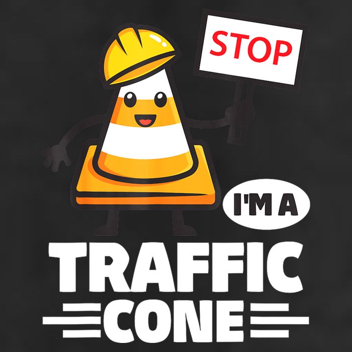 Halloween Traffic Cone Costume IM A Traffic Cone Adult Drive Performance Visor