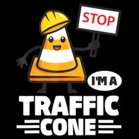 Halloween Traffic Cone Costume IM A Traffic Cone Visor