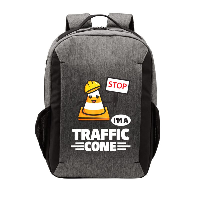 Halloween Traffic Cone Costume IM A Traffic Cone Vector Backpack