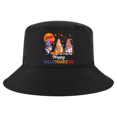 Halloween Thanksgiving Christmas Happy Hallothanksmas Gnomes Cool Comfort Performance Bucket Hat