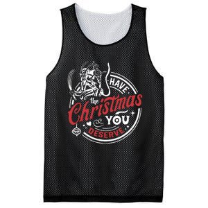 Have The Christmas You Deserve Krampus Christmas Horror Mesh Reversible Basketball Jersey Tank