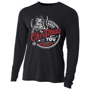 Have The Christmas You Deserve Krampus Christmas Horror Cooling Performance Long Sleeve Crew