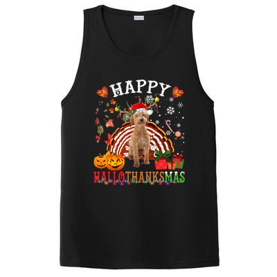 Halloween Thanksgiving Christmas Poodle Crossbreed Xmas Cute Gift PosiCharge Competitor Tank