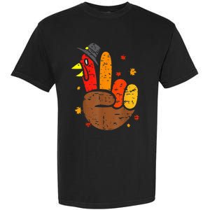 Happy Thanksgiving Cockatiel Turkey Pickup Truck Pumpkins Garment-Dyed Heavyweight T-Shirt