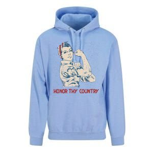 Honor Thy Country American Independence Usa Freedom Cool Gift Unisex Surf Hoodie