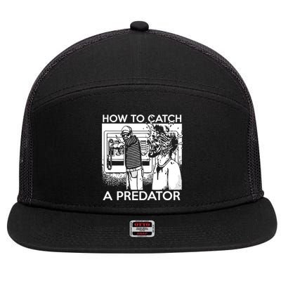 How To Catch A Predator 7 Panel Mesh Trucker Snapback Hat