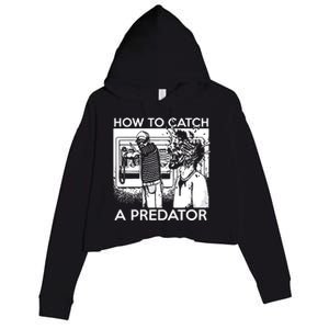 How To Catch A Predator Crop Fleece Hoodie