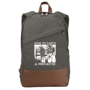 How To Catch A Predator Cotton Canvas Backpack