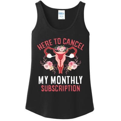 Here To Cancel My Monthly Subscription Ladies Essential Tank