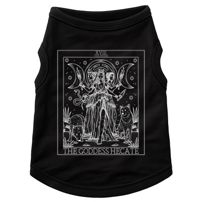 Hecate Tarot Card Triple Moon Goddess Witch Wiccan Pagan Cute Gift Doggie Tank