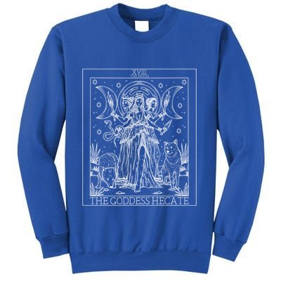 Hecate Tarot Card Triple Moon Goddess Witch Wiccan Pagan Cute Gift Sweatshirt