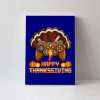 Happy Thanksgaming Cute Video Game Controller Thanksgiving Gift Canvas