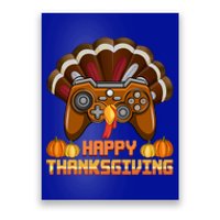 Happy Thanksgaming Cute Video Game Controller Thanksgiving Gift Poster