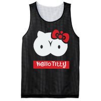 Hello Titty Cute Cat Boobs Butts Funny Meme Funny Mother’s Day Mesh Reversible Basketball Jersey Tank