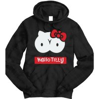 Hello Titty Cute Cat Boobs Butts Funny Meme Funny Mother’s Day Tie Dye Hoodie