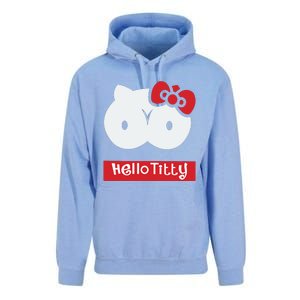 Hello Titty Cute Cat Boobs Butts Funny Meme Funny Mother’s Day Unisex Surf Hoodie