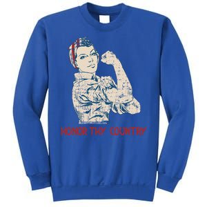 Honor Thy Country American Independence Usa Freedom Gift Sweatshirt