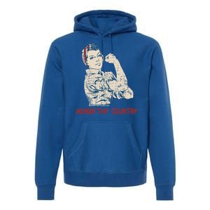 Honor Thy Country American Independence Usa Freedom Gift Premium Hoodie