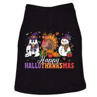 Halloween Thanksgiving Christmas Happy Hallothanksmas Gift Doggie Tank