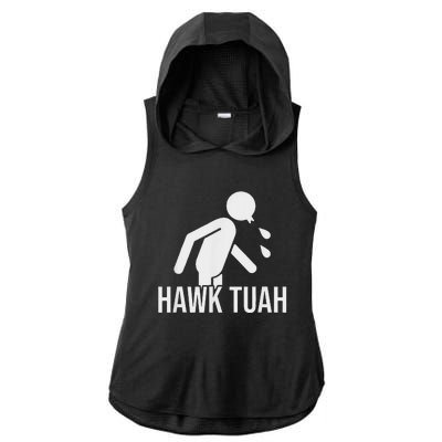 Hawk Tush Candidate Parody 2024 Ladies PosiCharge Tri-Blend Wicking Draft Hoodie Tank