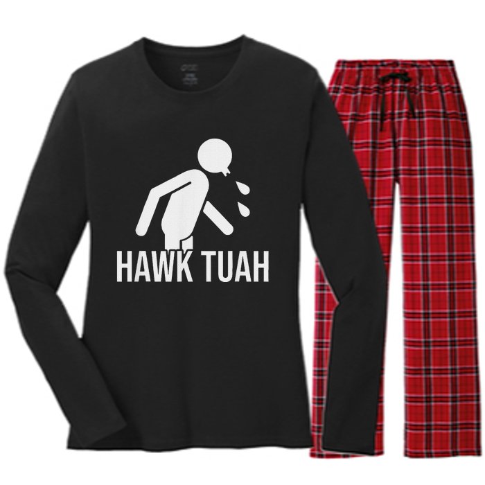 Hawk Tush Candidate Parody 2024 Women's Long Sleeve Flannel Pajama Set 