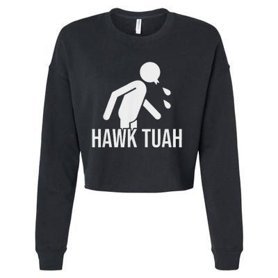 Hawk Tush Candidate Parody 2024 Cropped Pullover Crew