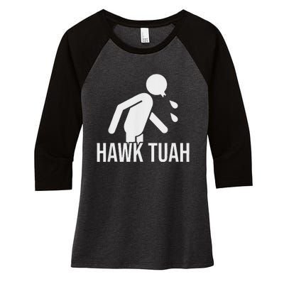 Hawk Tush Candidate Parody 2024 Women's Tri-Blend 3/4-Sleeve Raglan Shirt