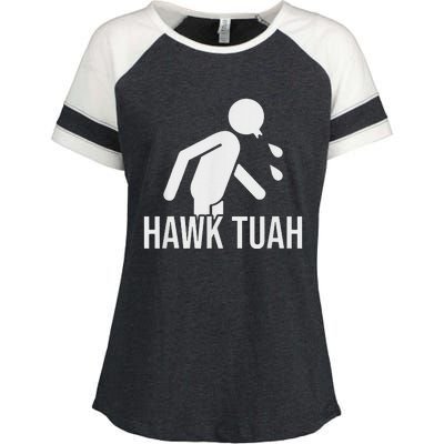 Hawk Tush Candidate Parody 2024 Enza Ladies Jersey Colorblock Tee