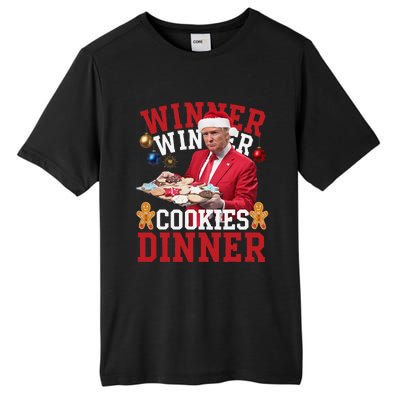 Humor Trump Christmas Maga Funny Trump Winner Cookies Dinner Tall Fusion ChromaSoft Performance T-Shirt