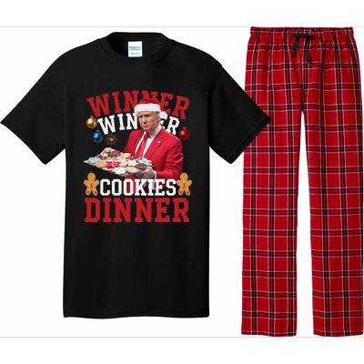 Humor Trump Christmas Maga Funny Trump Winner Cookies Dinner Pajama Set