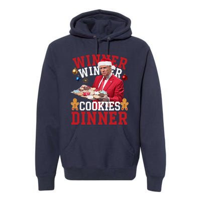 Humor Trump Christmas Maga Funny Trump Winner Cookies Dinner Premium Hoodie