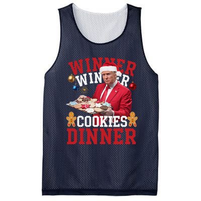 Humor Trump Christmas Maga Funny Trump Winner Cookies Dinner Mesh Reversible Basketball Jersey Tank