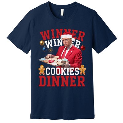 Humor Trump Christmas Maga Funny Trump Winner Cookies Dinner Premium T-Shirt