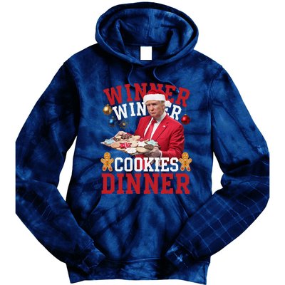 Humor Trump Christmas Maga Funny Trump Winner Cookies Dinner Tie Dye Hoodie