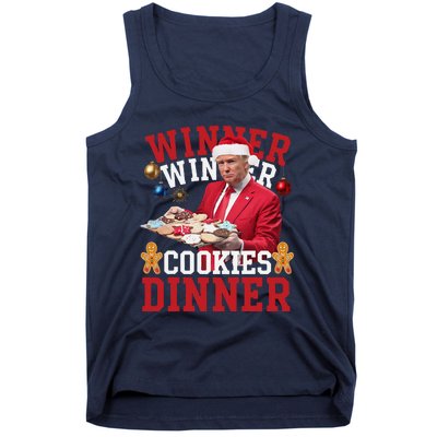 Humor Trump Christmas Maga Funny Trump Winner Cookies Dinner Tank Top