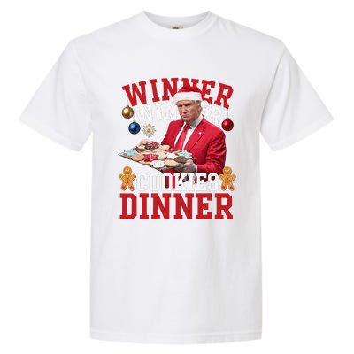 Humor Trump Christmas Maga Funny Trump Winner Cookies Dinner Garment-Dyed Heavyweight T-Shirt