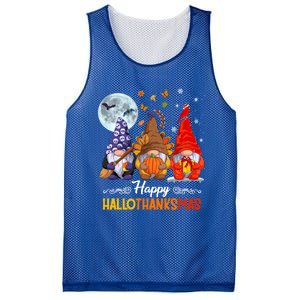 Halloween Thanksgiving Christmas Happy Hallothanksmas Gnomes Great Gift Mesh Reversible Basketball Jersey Tank