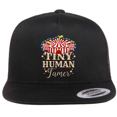 Human Tamer Circus For Family Circus Birthday Flatbill Hat