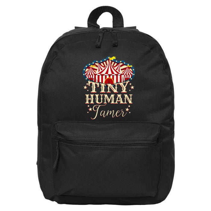 Human Tamer Circus For Family Circus Birthday 16 in Basic Backpack