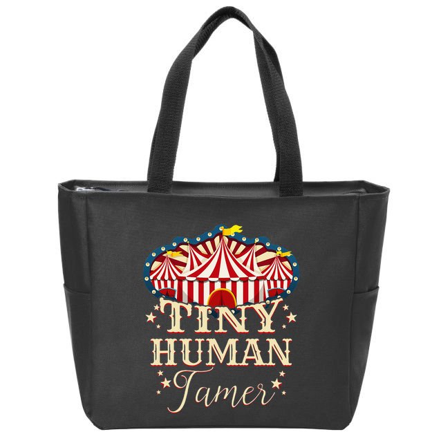 Human Tamer Circus For Family Circus Birthday Zip Tote Bag