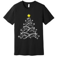 Horse Tree Christmas Horses Xmas Gifts Premium T-Shirt