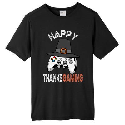 Happy Thanksgaming Cute Video Game Controller Thanksgiving Gift Tall Fusion ChromaSoft Performance T-Shirt