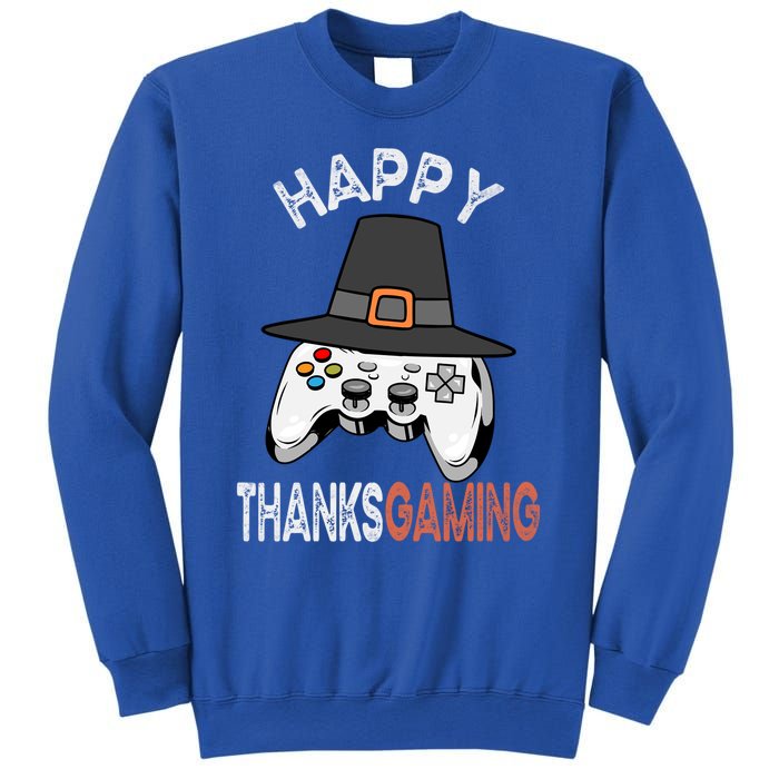 Happy Thanksgaming Cute Video Game Controller Thanksgiving Gift Sweatshirt